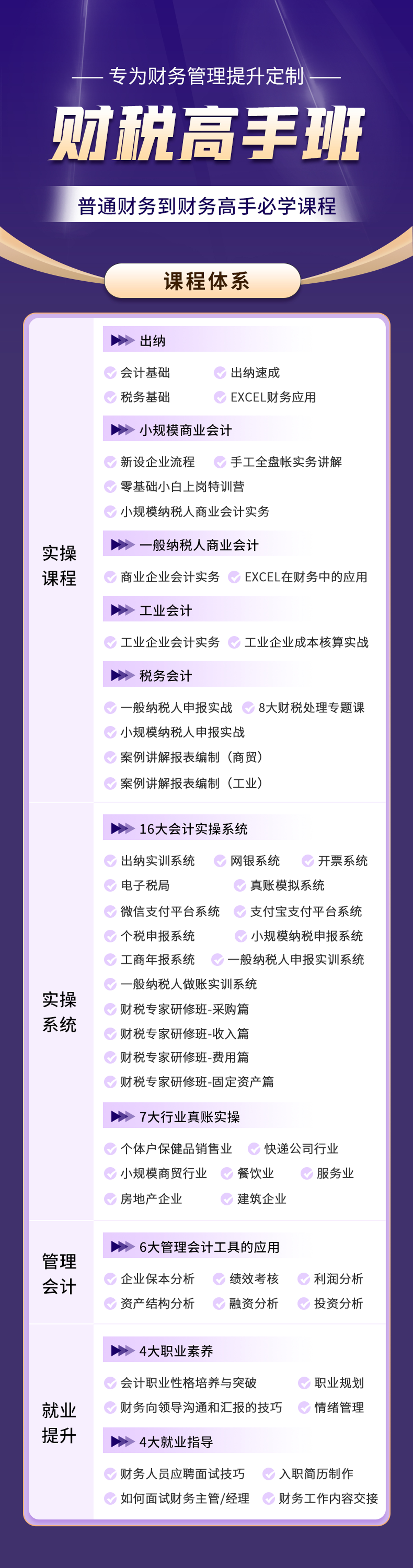 财税高手班