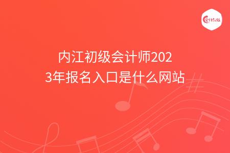 内江初级会计师2023年报名入口是什么网站
