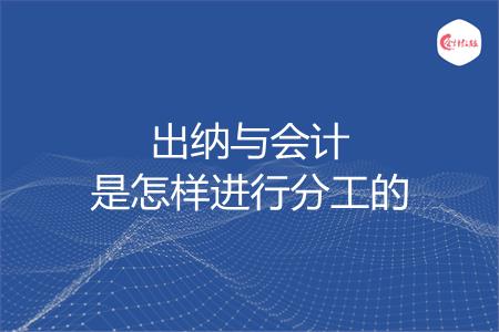 出纳与会计是怎样进行分工的