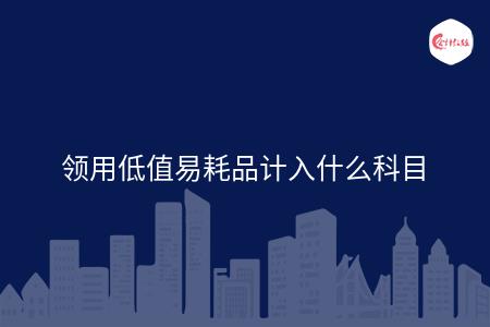 领用低值易耗品计入什么科目